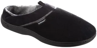 Isotoner Men's Microterry Jared Hoodback Slippers