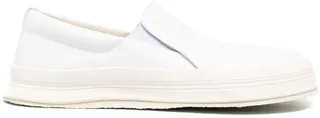 Slip-On Leather Trainers