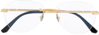 Pilot-Frame Glasses