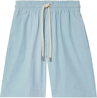Drawstring Knee-Length Shorts