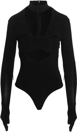 'heart Shaped Gloves Bodysuit
