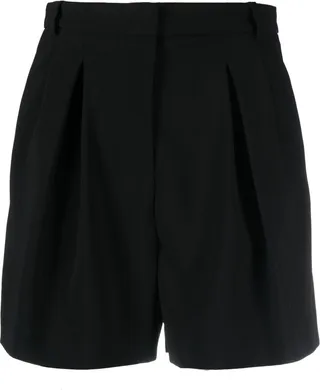 High-Waisted Darted Shorts