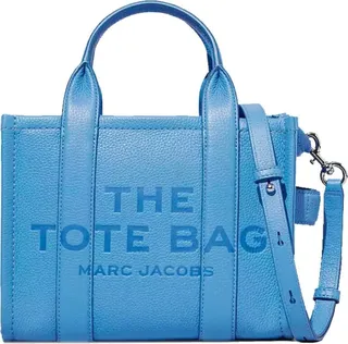 Marc Jacobs The Leather Mini Tote Light Blue Handbag