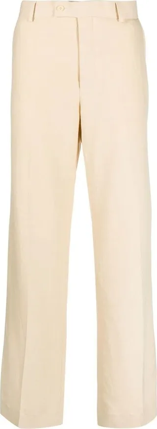 Straight-Leg Tailored Trousers
