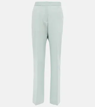 Virgin wool cropped pants