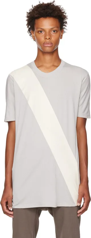 11 by Boris Bidjan Saberi Gray TS5 T-Shirt