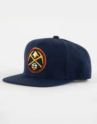 MITCHELL AND NESS Denver Nuggets Mens Snapback Hat