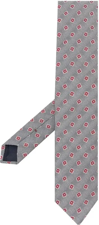 Pointed-Tip Jacquard Tie