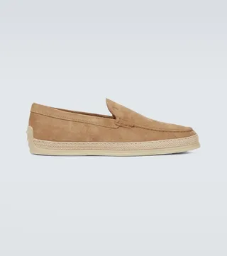 Slip-on suede loafers