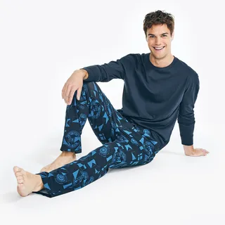 Print Pajama Pant Set
