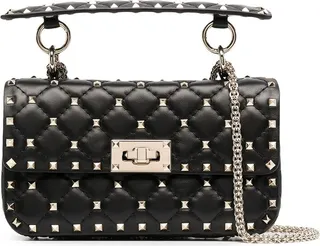 VALENTINO GARAVANI- Rockstud Spike Small Leather Shoulder Bag