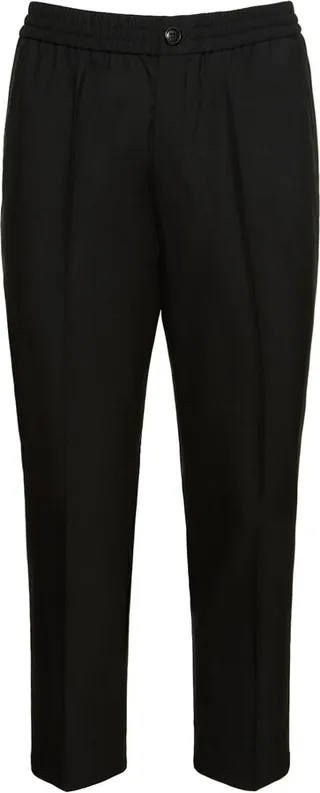 Elasticated waist cropped waist pants