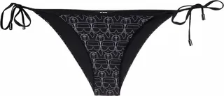 Monogram-Pattern Side-Tie Bikini Briefs