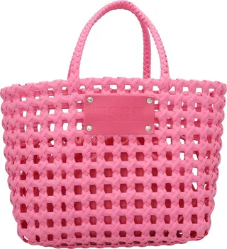 Logo Weaved Shopping Bag MSGM