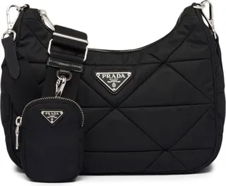 Padded Re-Nylon shoulder bag