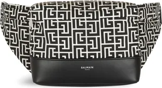 Balmain Monogram City Belt Bag