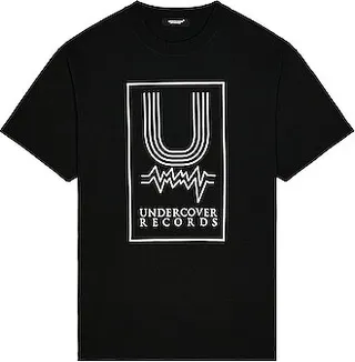Undercover Records Tee in Black