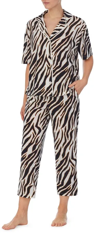 Print Crop Pajamas