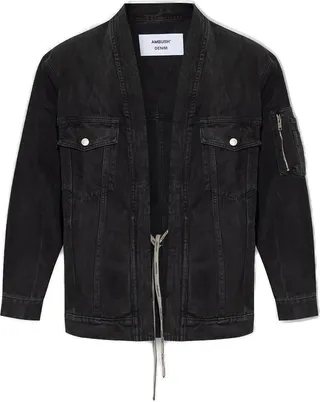 Ambush Kimono-Style Tied Denim Jacket