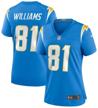 Women's Nike Mike Williams Powder Blue Los Angeles Chargers Game Jersey