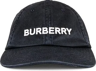 Burberry Distressed Hat in Navy