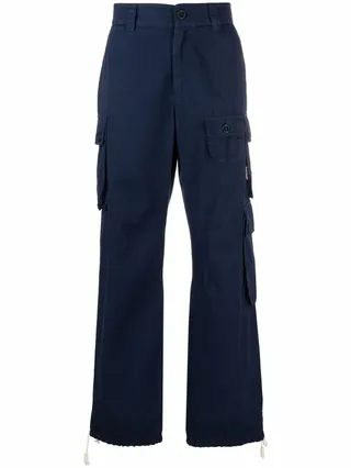 Straight-Leg Cargo Trousers
