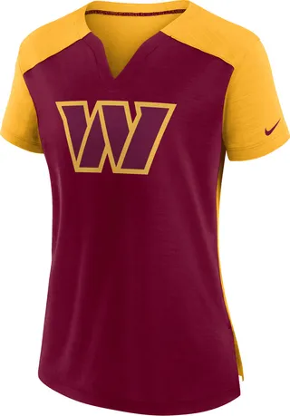 Nike Women's Dri-FIT Exceed (NFL Washington Commanders) T-Shirt in Red