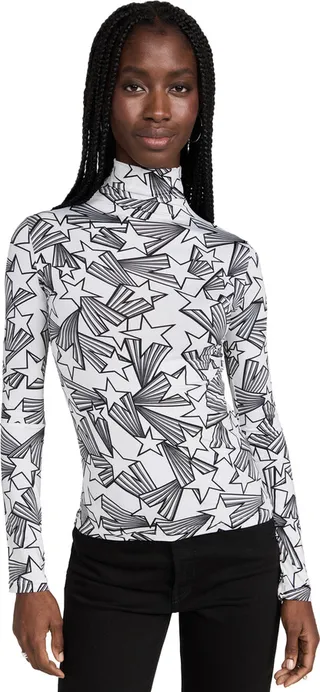 MSGM Long Sleeve Jersey Turtleneck