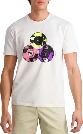 Drop the Needle Stretch Cotton T-Shirt
