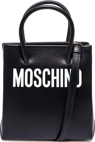 Moschino Logo Printed Tote Bag