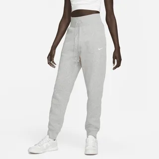 Women's Nike Sportswear Phoenix Fleece High-Waisted Jogger Pants in Grey