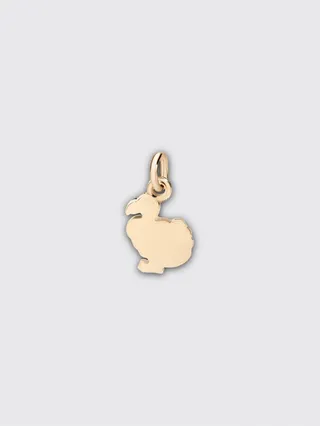 Mini Dodo pendant in 18 kt yellow gold
