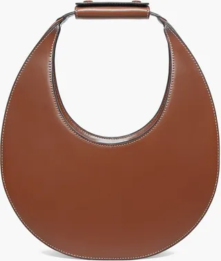 Tan Moon Tote Bag