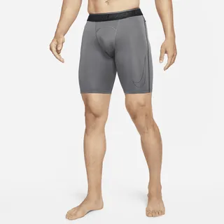 Men's Nike Pro Dri-FIT Long Shorts in Grey