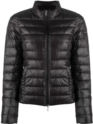 Zip-Up Logo Puffer Jacket