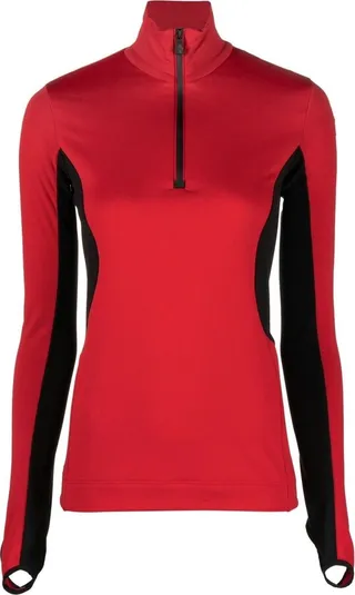 Logo-Patch High-Neck Top