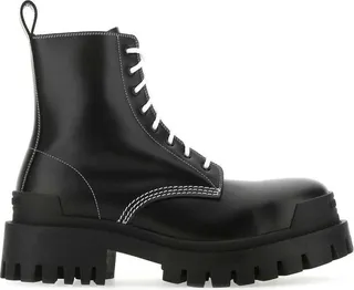 Balenciaga Strike Lace Up Boots