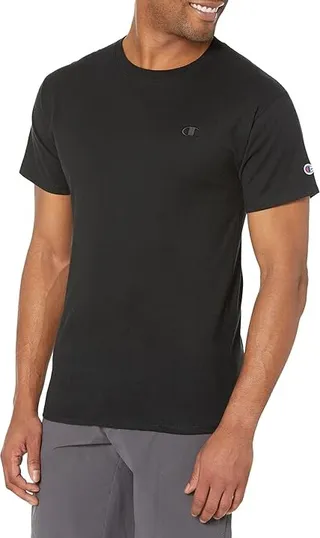 Champion Classic Jersey Tee (Black) Men's T Shirt