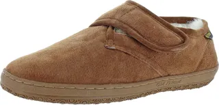 Mens Sheepskin Suede Slip-On Slippers