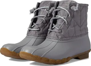 Sperry Saltwater Seacycled Nylon (Grey) Women's Boots