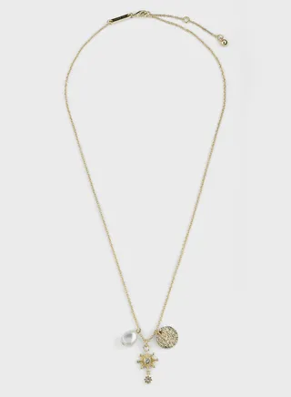 Celstic: Celestial Pearl Cluster Necklace