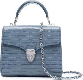 midi Mayfair leather tote bag
