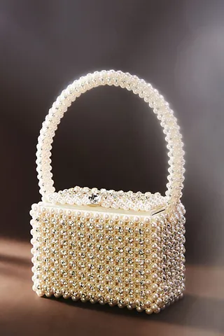 Retrofete Eclipse Pearl Bag White