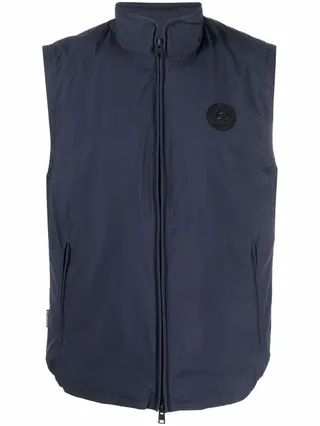 Logo-Patch Sleeveless Gilet