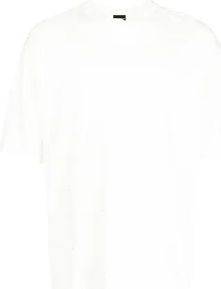 logo-embroidered T-shirt