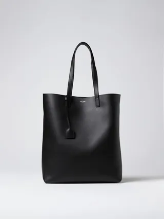 Saint Laurent Bold leather shopping bag
