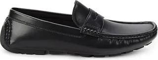 Faux Leather Penny Loafers