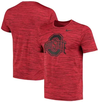 Men's Scarlet Ohio State Buckeyes Tonal Velocity Legend Performance T-shirt
