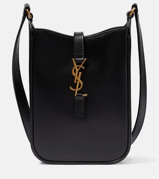 Le 5 a 7 Mini leather shoulder bag