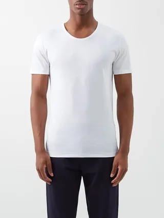 Crew-neck Cotton-jersey T-shirt